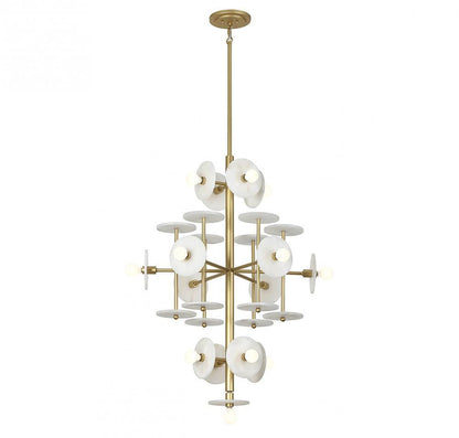 Savoy House Amani 15-Light Chandelier Royal Gold