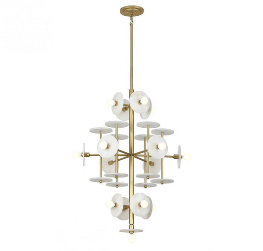 Savoy House Amani 15-Light Chandelier Royal Gold