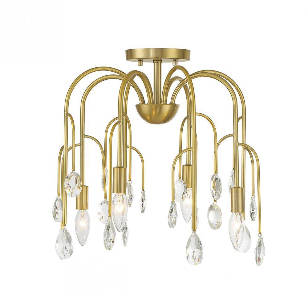 Savoy House Anholt 4-Light Pendant Noble Brass