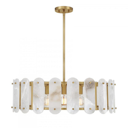 Savoy House Antolini 5-Light Pendant Warm Brass