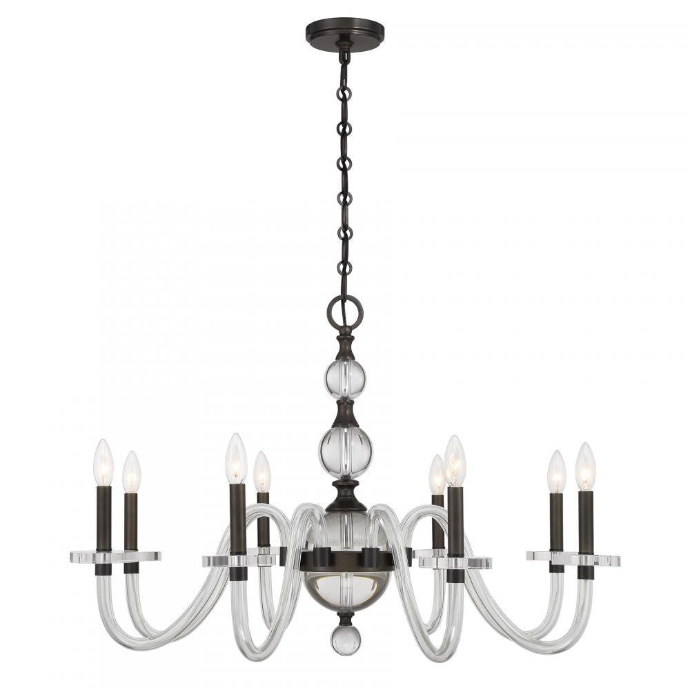 Savoy House Aragon 8-Light Chandelier Mediterranean Bronze