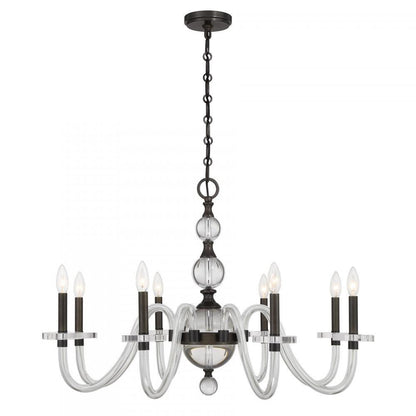 Savoy House Aragon 8-Light Chandelier Mediterranean Bronze