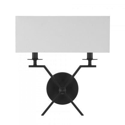 Savoy House Arondale 2-Light Wall Sconce in Matte Black, Savoy House 9-3305-2-89 ALYJW