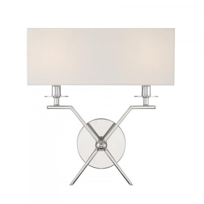 Savoy House Arondale 2-Light Wall Sconce in Polished Nickel, Savoy House 9-3305-2-109 ALYJV