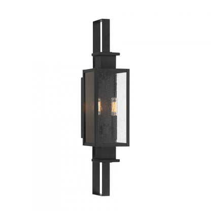 Savoy House Ascott 2-Light Outdoor Wall Lantern Matte Black