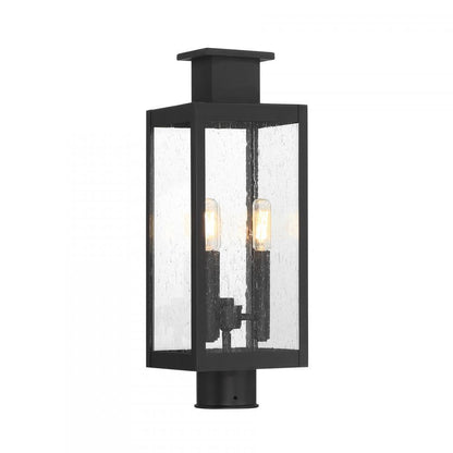 Savoy House Ascott 3-Light Outdoor Post Lantern Matte Black