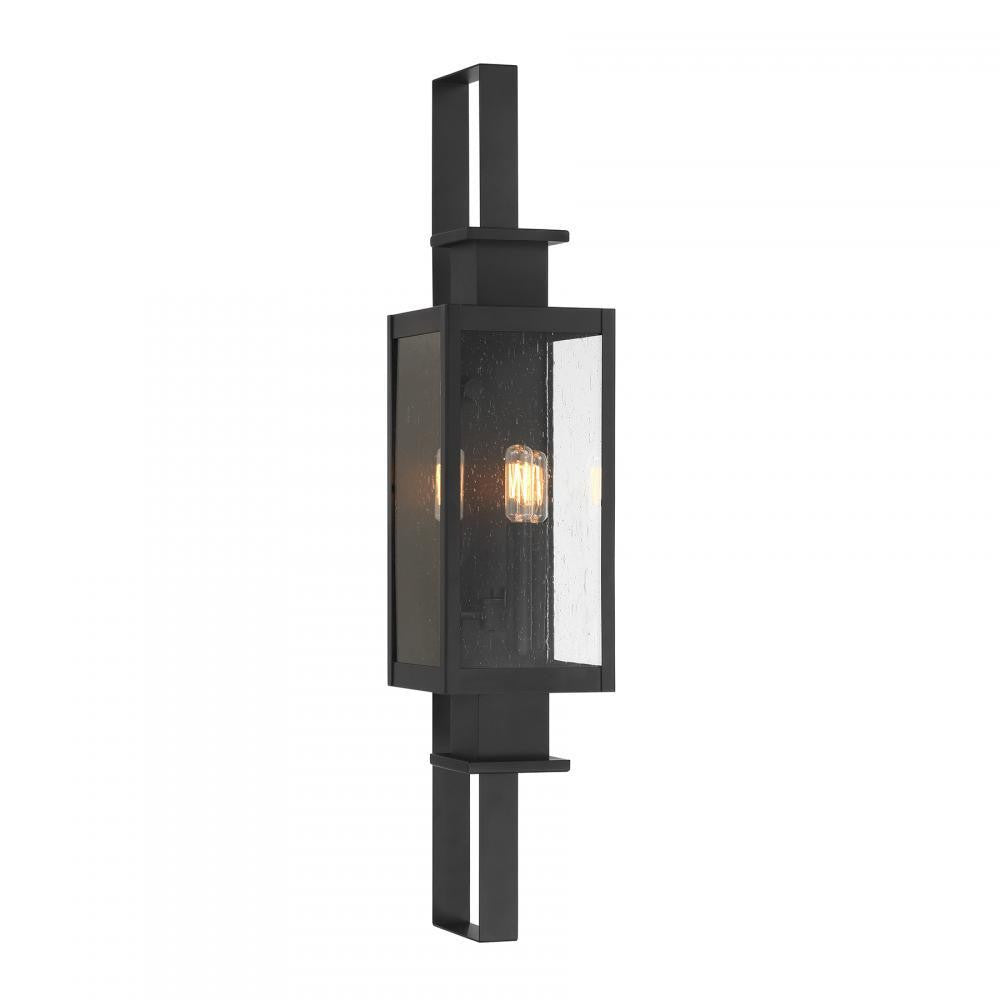 Savoy House Ascott 3-Light Outdoor Wall Lantern Matte Black