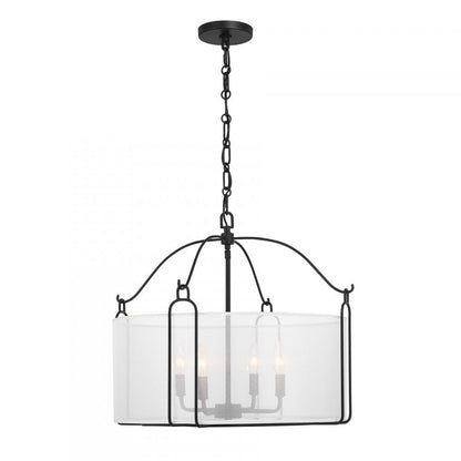 Savoy House Ashlay 4-Light Pendant Satin Nickel