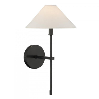 Savoy House Avon 1-Light Wall Sconce Black Tourmaline
