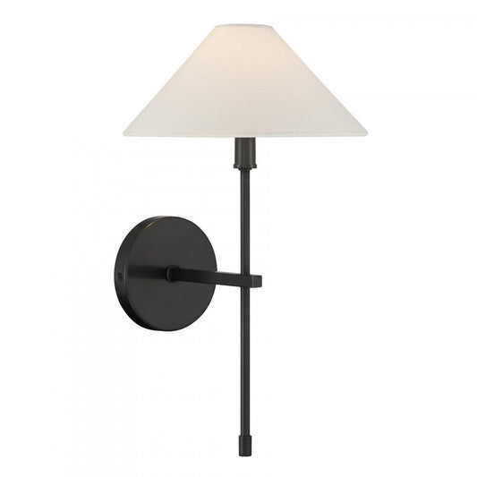 Savoy House Avon 1-Light Wall Sconce Black Tourmaline