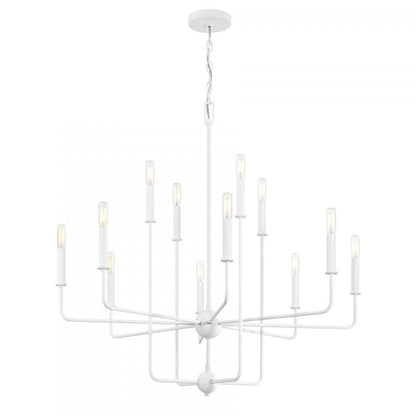Savoy House Avondale 12-Light Chandelier in Bisque White, Savoy House 1-4046-12-83 ALYL4