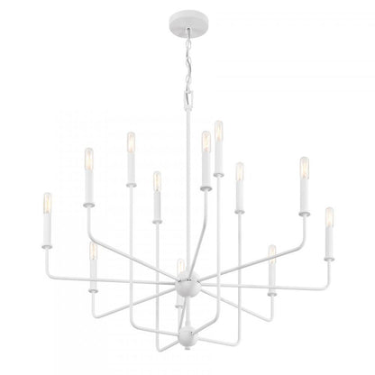 Savoy House Avondale 12-Light Chandelier in Bisque White, Savoy House 1-4046-12-83 ALYL4