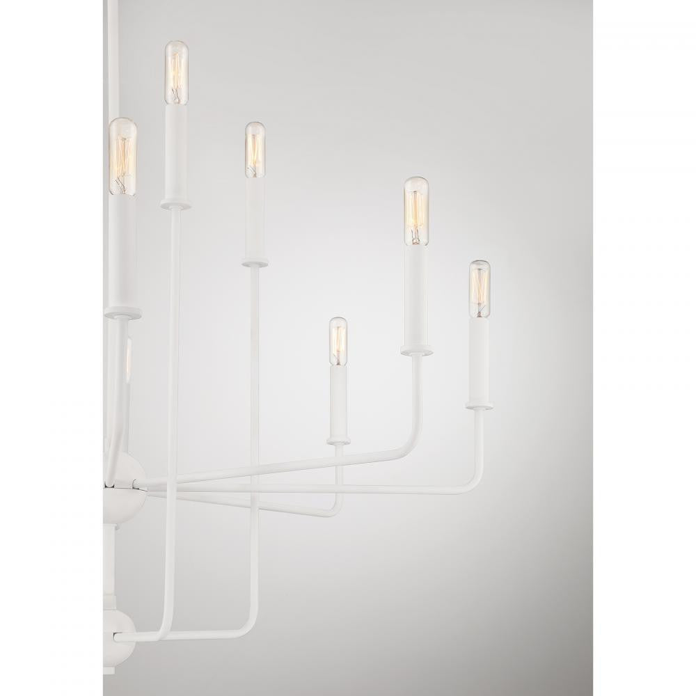Savoy House Avondale 12-Light Chandelier in Bisque White, Savoy House 1-4046-12-83 ALYL4