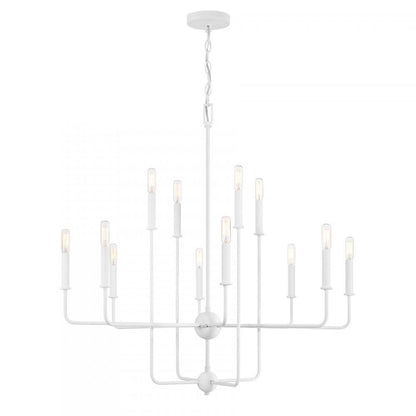 Savoy House Avondale 12-Light Chandelier in Bisque White, Savoy House 1-4046-12-83 ALYL4