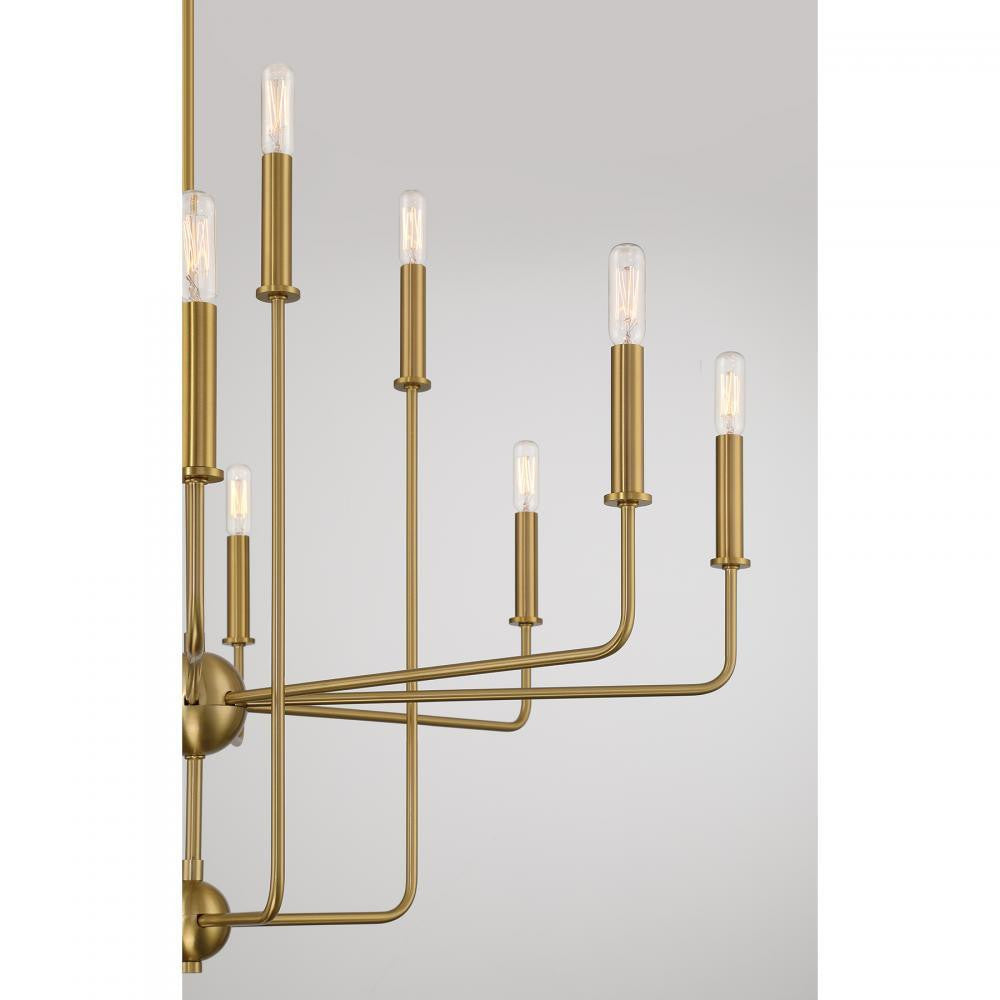 Savoy House Avondale 12-Light Chandelier Bisque White