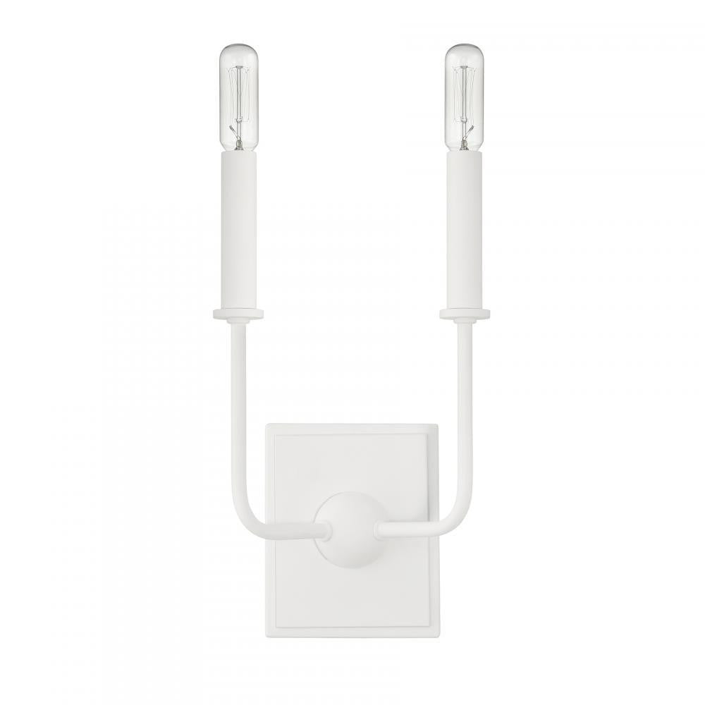 Savoy House Avondale 2-Light Wall Sconce in Bisque White, Savoy House 9-4044-2-83 ALZH8