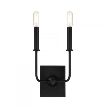 Savoy House Avondale 2-Light Wall Sconce in Matte Black, Savoy House 9-4044-2-89 ALZH9