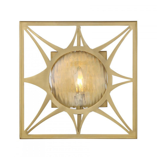 Savoy House Balfour 1-Light Wall Sconce Warm Brass