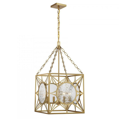 Savoy House Balfour 4-Light Pendant Warm Brass