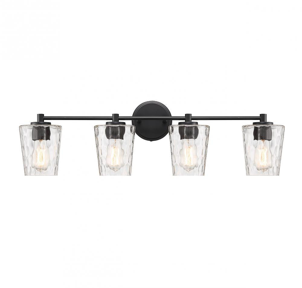 Savoy House Ballas 4-Light Bath Vanity Satin Nickel