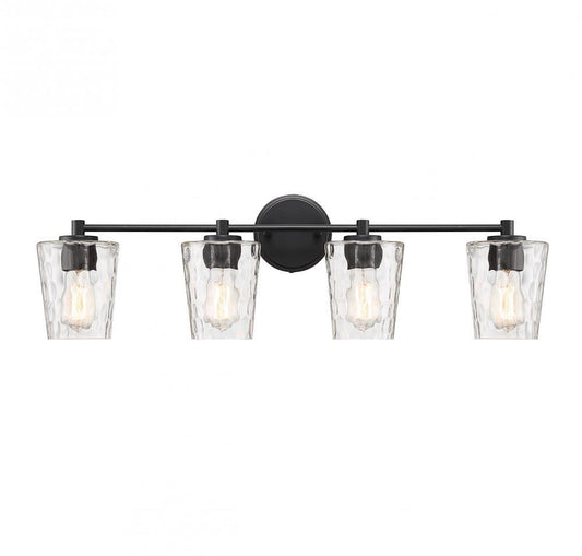 Savoy House Ballas 4-Light Bath Vanity Satin Nickel