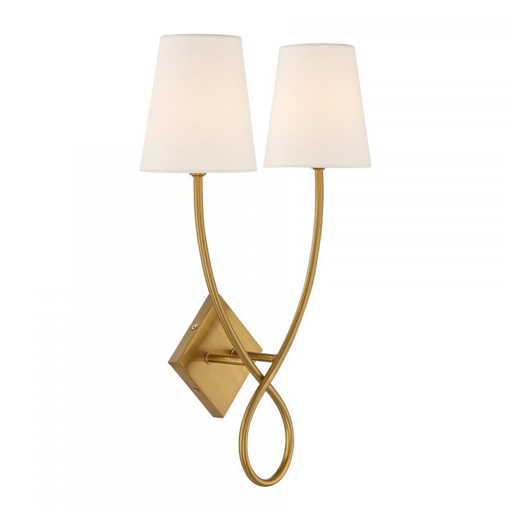 Barclay 2-Light Wall Sconce, Savoy House  9-4928-2-322