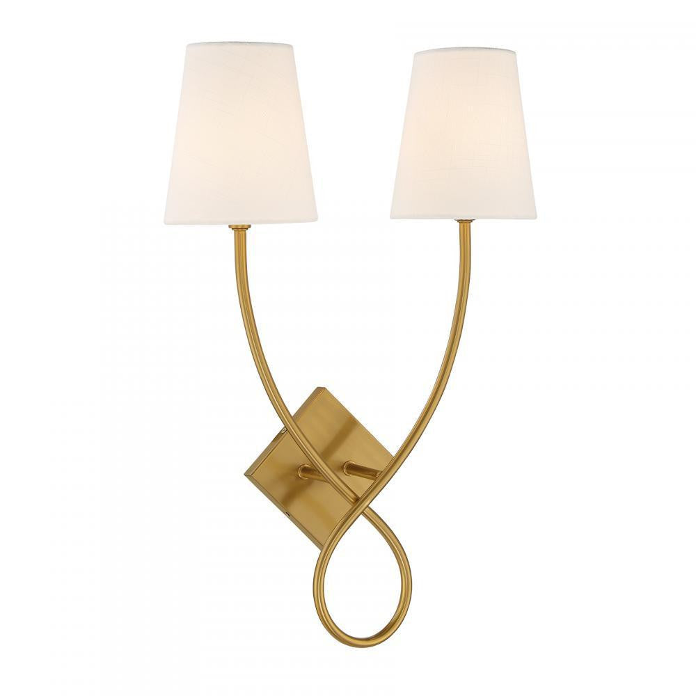 Barclay 2-Light Wall Sconce, Savoy House  9-4928-2-322