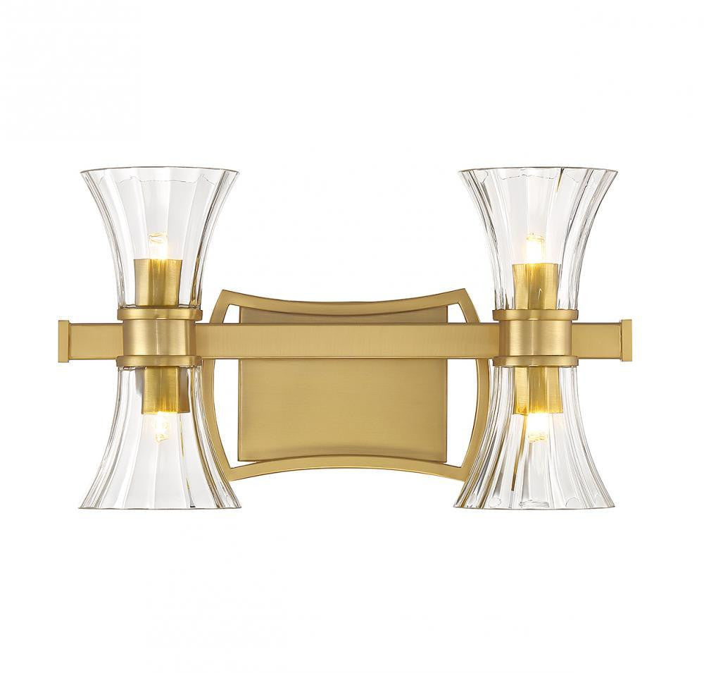 Savoy House Bennington 4-Light Bath Vanity Warm Brass