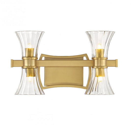 Savoy House Bennington 4-Light Bath Vanity Warm Brass