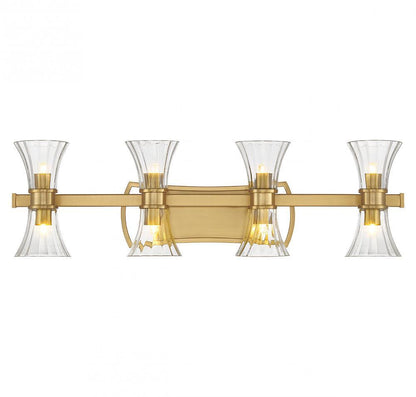Savoy House Bennington 8-Light Bath Vanity Warm Brass