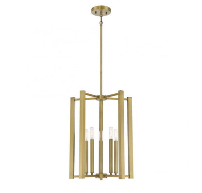 Savoy House Benson 5-Light Pendant Satin Nickel