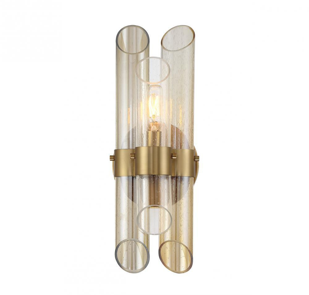 Savoy House Biltmore 1-Light Wall Sconce Warm Brass