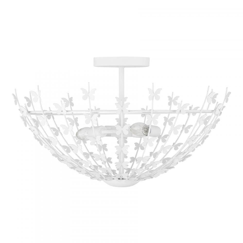 Savoy House Birch 3-Light Ceiling Light in Bisque White, Savoy House 6-4198-3-83 ALXKV