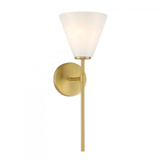 Savoy House Blair 1-Light Wall Sconce Warm Brass