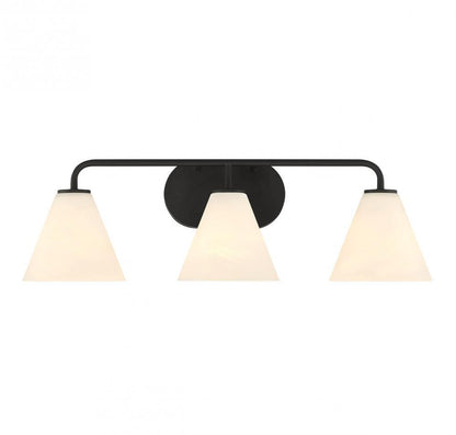Savoy House Blair 3-Light Bathroom Vanity Light Matte Black