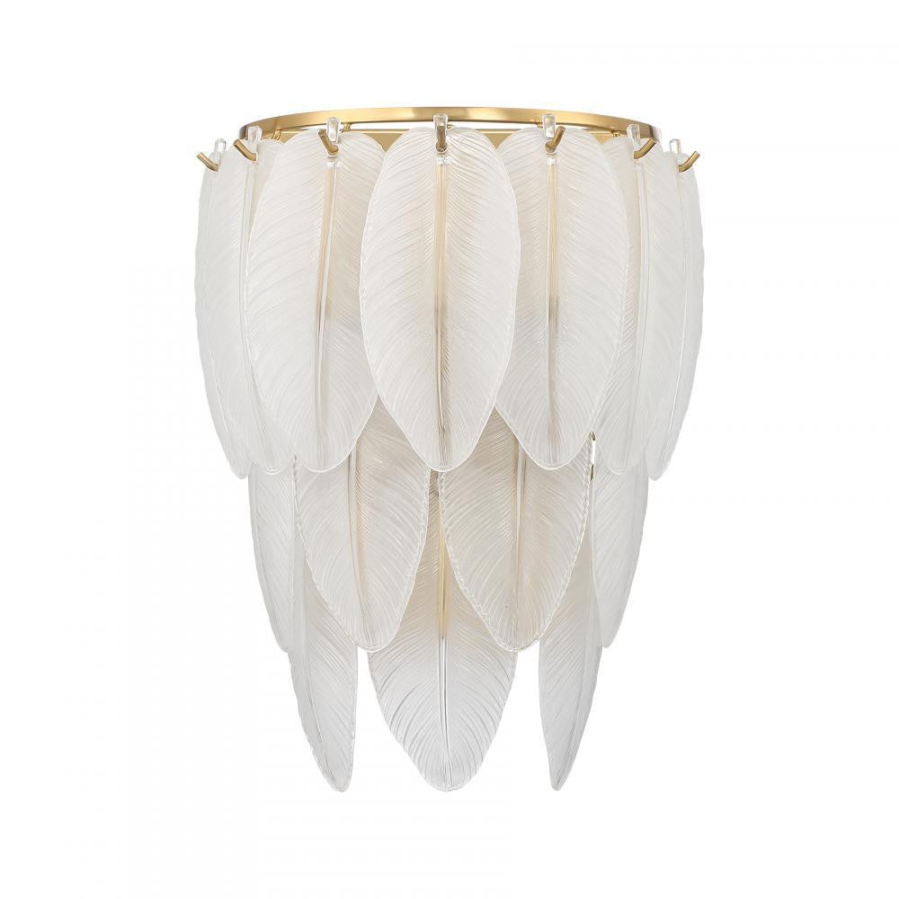 Savoy House Boa 3-Light Wall Sconce Warm Brass