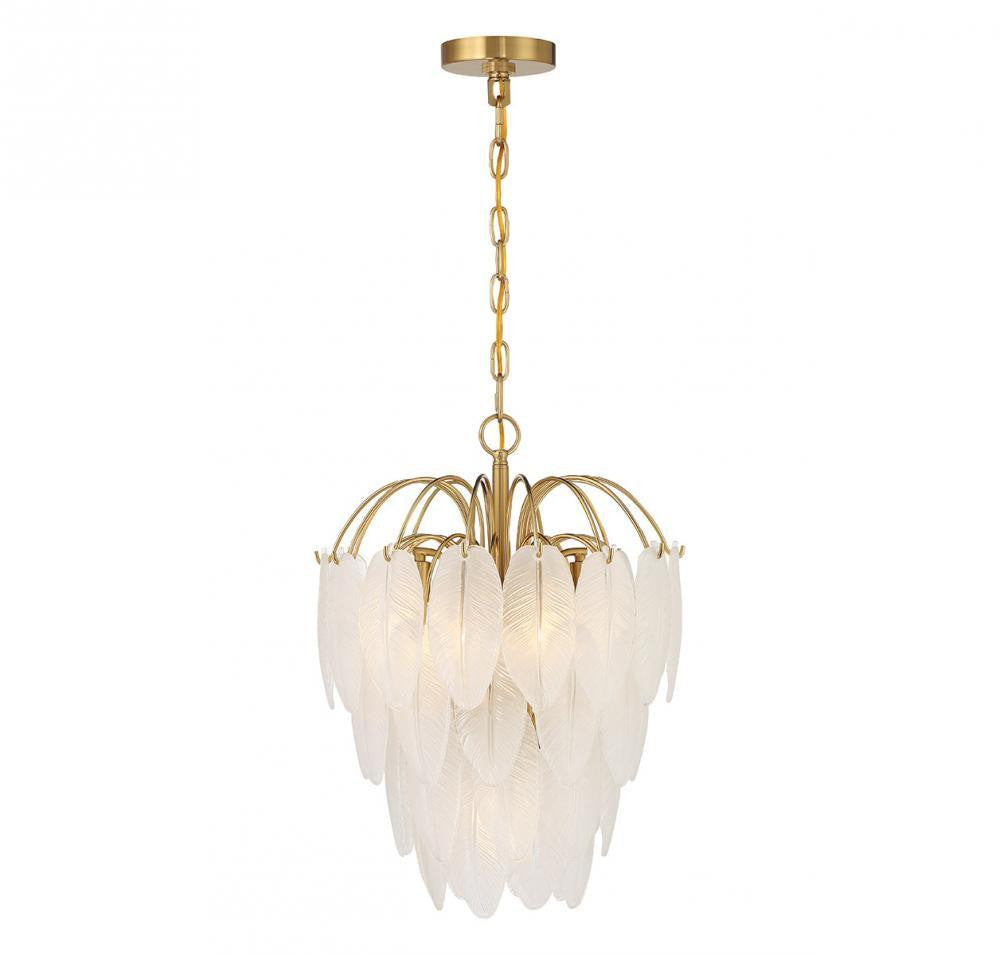 Savoy House Boa 5-Light Chandelier Warm Brass