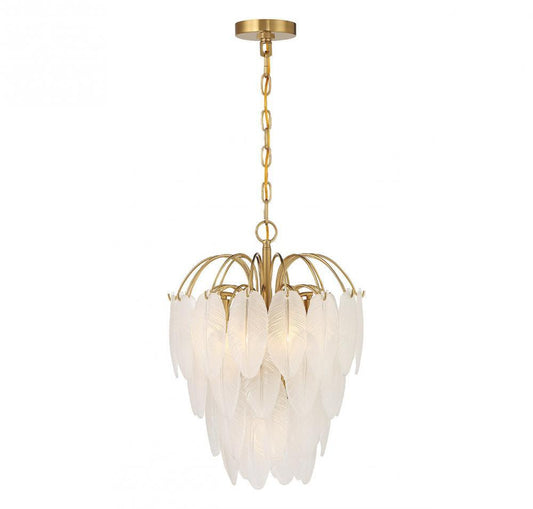 Savoy House Boa 5-Light Chandelier Warm Brass