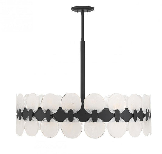 Savoy House Boca 10-Light Chandelier Matte Black