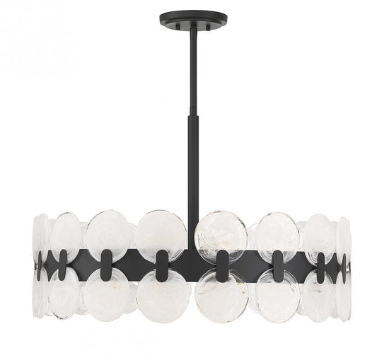 Savoy House Boca 6-Light Chandelier Matte Black