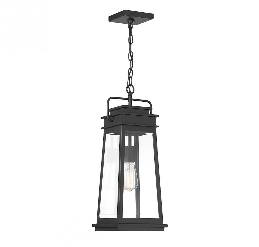 Savoy House Boone Outdoor Hanging Lantern Matte Black