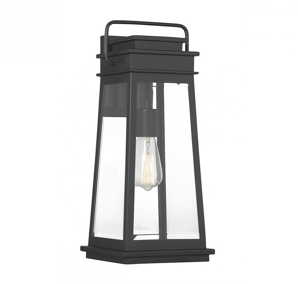 Savoy House Boone 20-in Outdoor Wall Lantern Matte Black