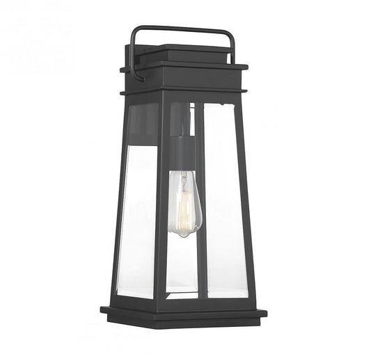 Savoy House Boone 20-in Outdoor Wall Lantern Matte Black
