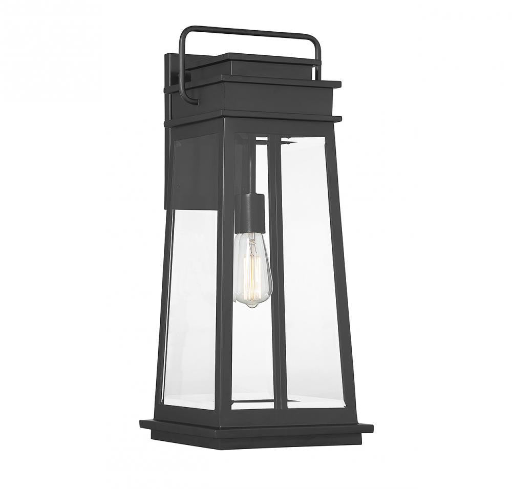 Savoy House Boone 25-in Outdoor Wall Lantern Matte Black