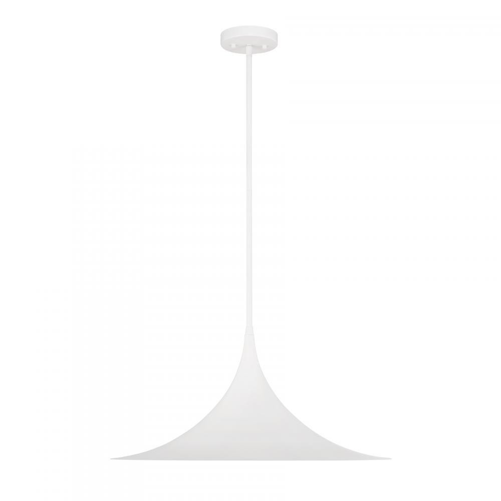 Savoy House Bowdin 1-Light Pendant in Bisque White, Savoy House 7-7639-1-83 ALXLN