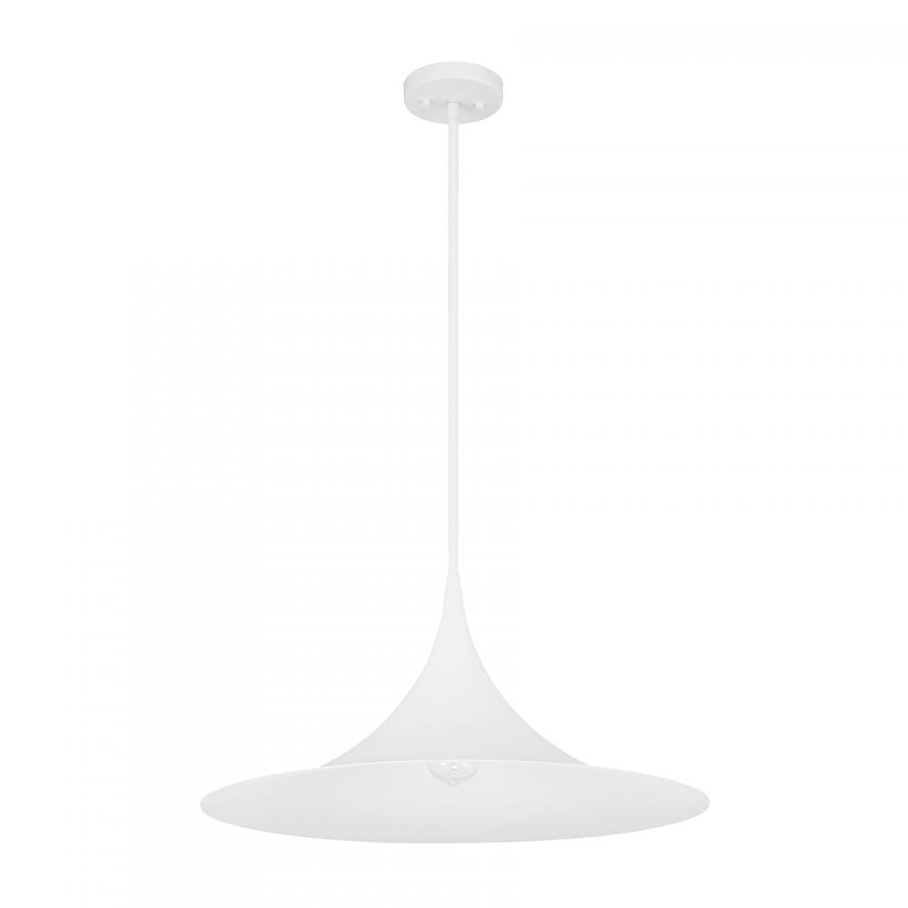 Savoy House Bowdin 1-Light Pendant in Bisque White, Savoy House 7-7639-1-83 ALXLN