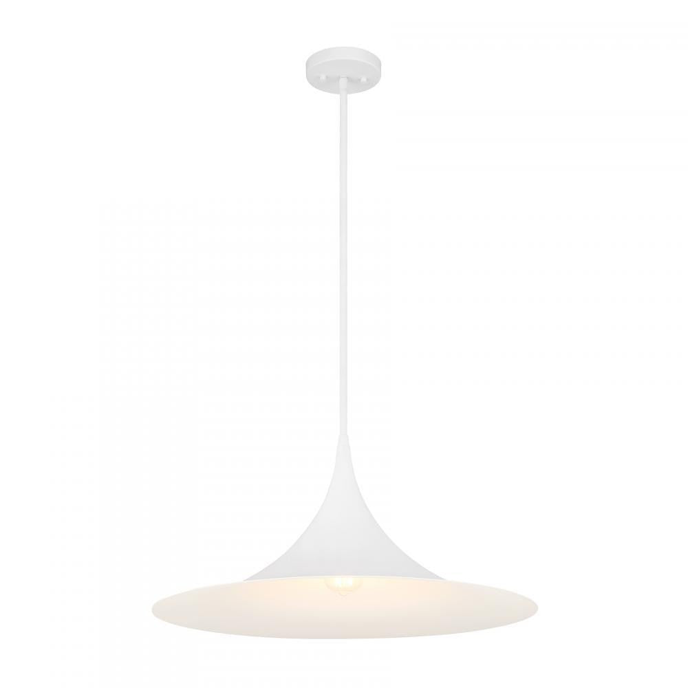 Savoy House Bowdin 1-Light Pendant in Bisque White, Savoy House 7-7639-1-83 ALXLN