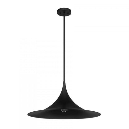 Savoy House Bowdin 1-Light Pendant in Matte Black, Savoy House 7-7639-1-89 ALXLP