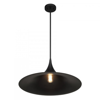 Savoy House Bowdin 1-Light Pendant in Matte Black, Savoy House 7-7639-1-89 ALXLP