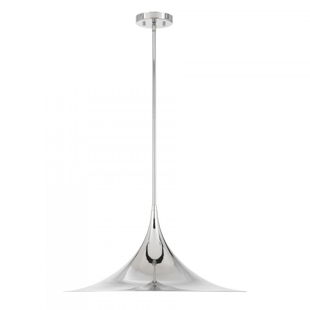 Savoy House Bowdin 1-Light Pendant in Polished Chrome, Savoy House 7-7639-1-11 ALXLL
